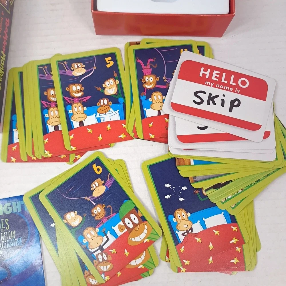 Too Many Monkeys A Totally Bananas Card‎ Game kids Gamewright 2009 Complete